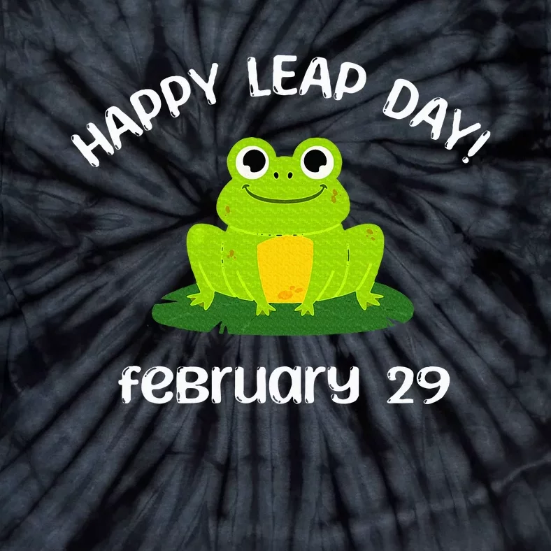 Happy Leap Day Year 2024 February 29th Funny Frog lovers Tie-Dye T-Shirt