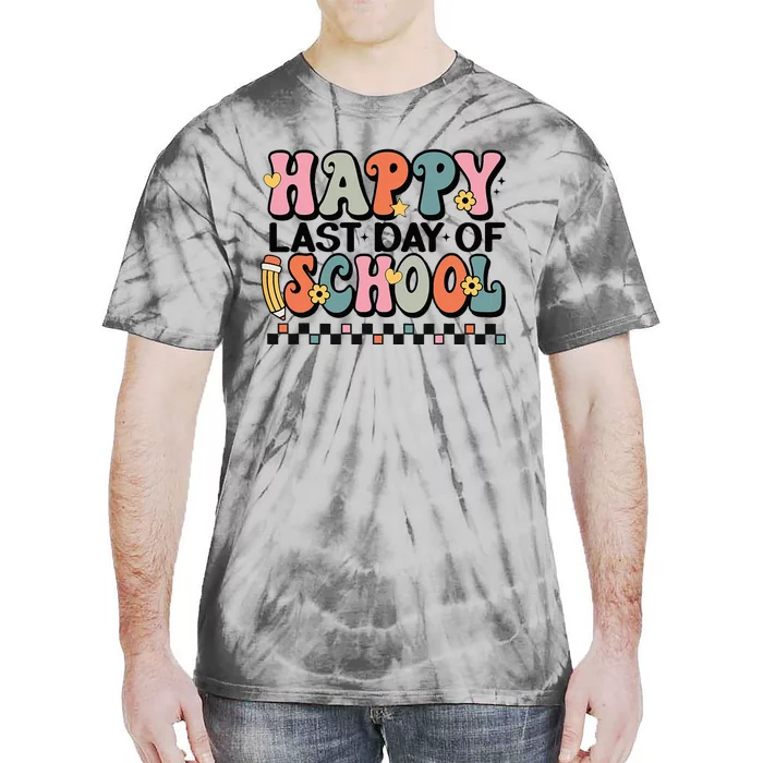 Happy Last Day Of School Teacher Student Graduation Tie-Dye T-Shirt