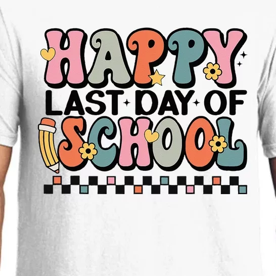 Happy Last Day Of School Teacher Student Graduation Pajama Set