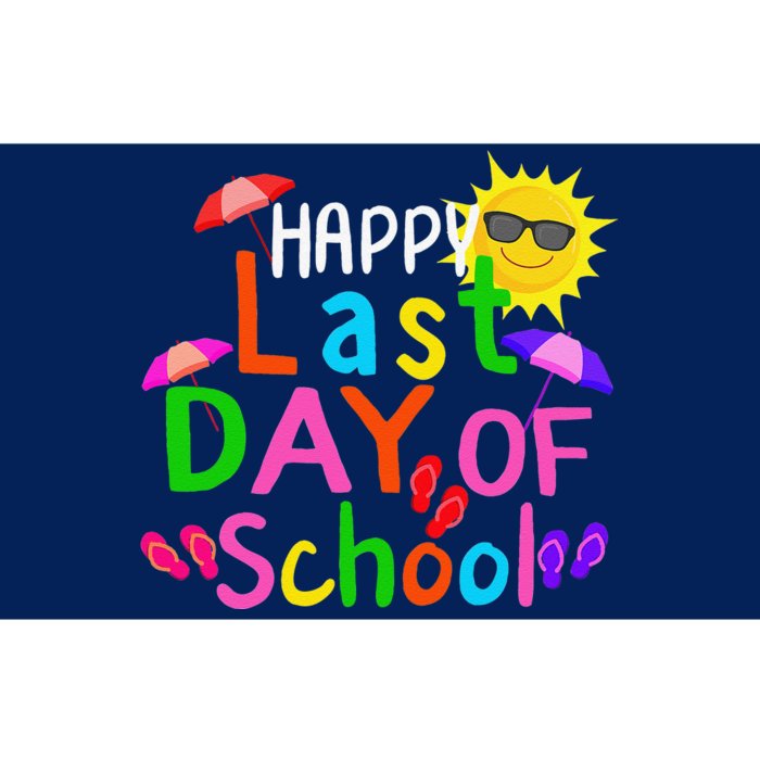 Happy Last Day Of School Teacher Student Graduation Summer Gift Bumper Sticker