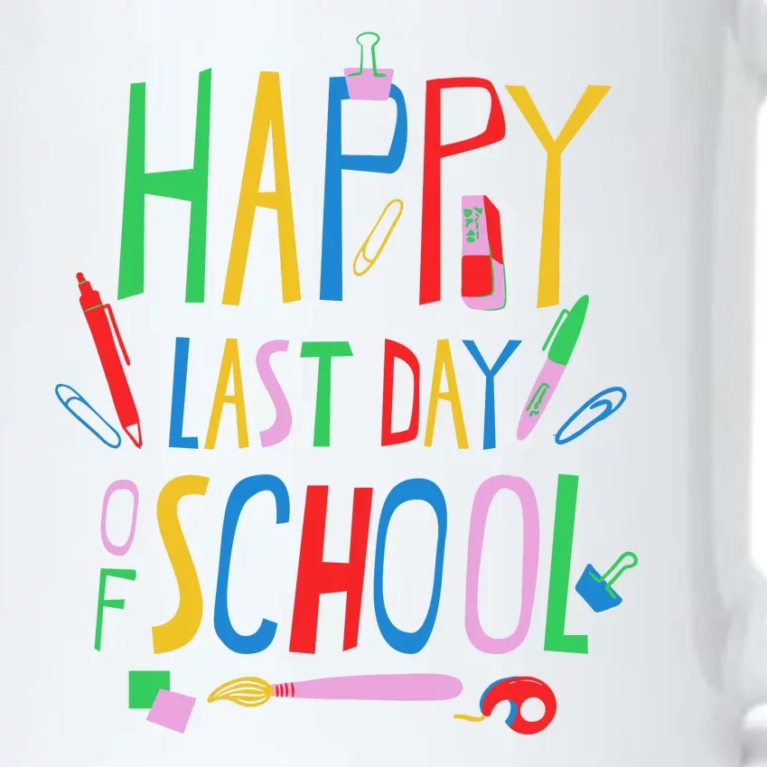 Happy Last Day Of School Teacher School's Out Black Color Changing Mug