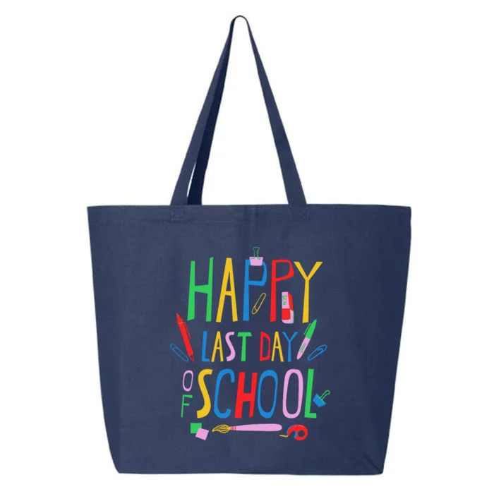 Happy Last Day Of School Teacher School's Out 25L Jumbo Tote