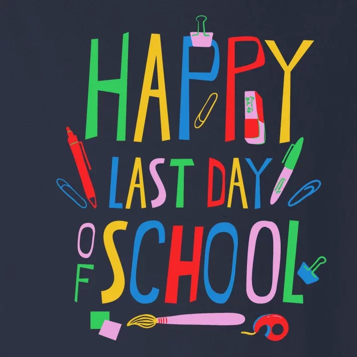 Happy Last Day Of School Teacher School's Out Toddler Long Sleeve Shirt