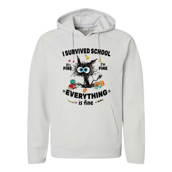 Happy Last Day Of School Teacher Student Graduation Performance Fleece Hoodie