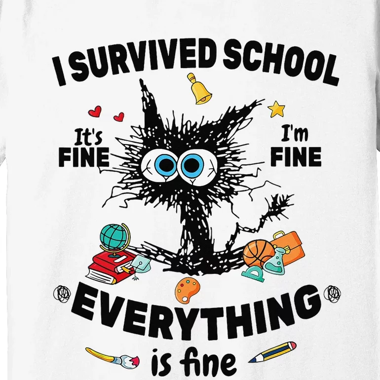 Happy Last Day Of School Teacher Student Graduation Premium T-Shirt