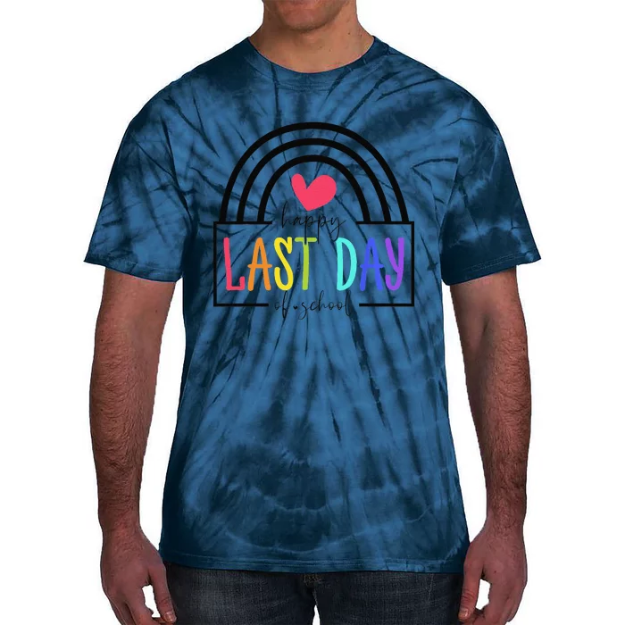 Happy Last Day Of School Teacher Student GraduationCute Love Tie-Dye T-Shirt