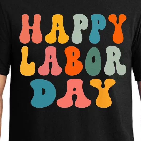 Happy Labor Day Rainbow Labor Day Pajama Set