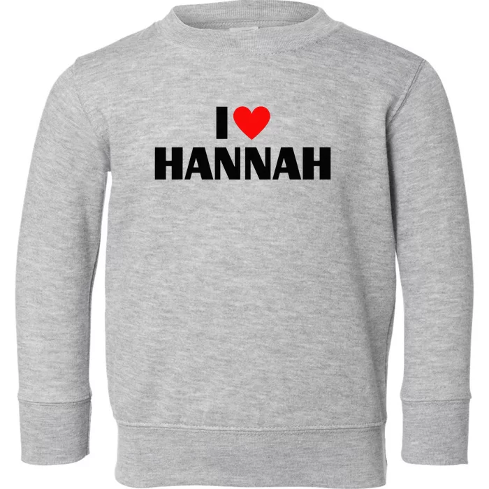 Hannah Lover's Delight Toddler Sweatshirt