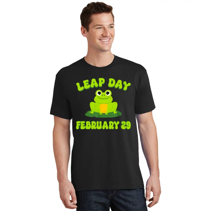 Happy Leap Day Year 2024 February 29th Funny Frog Lovers T-Shirt