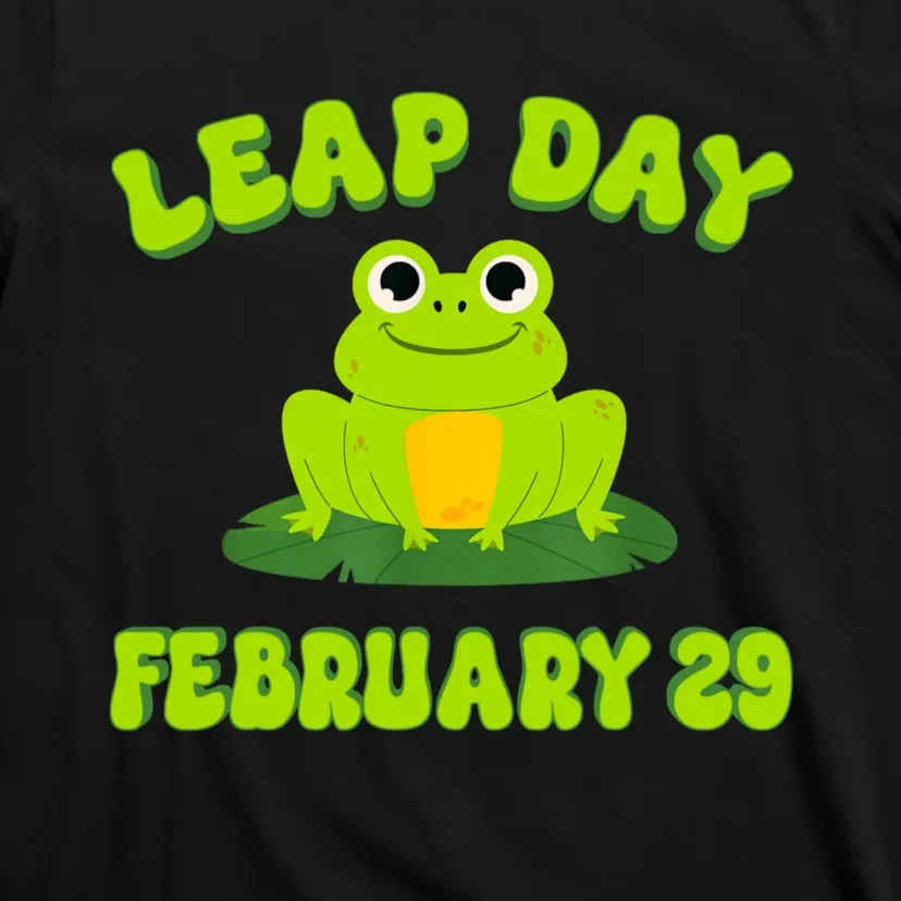 Happy Leap Day Year 2024 February 29th Funny Frog Lovers T-Shirt