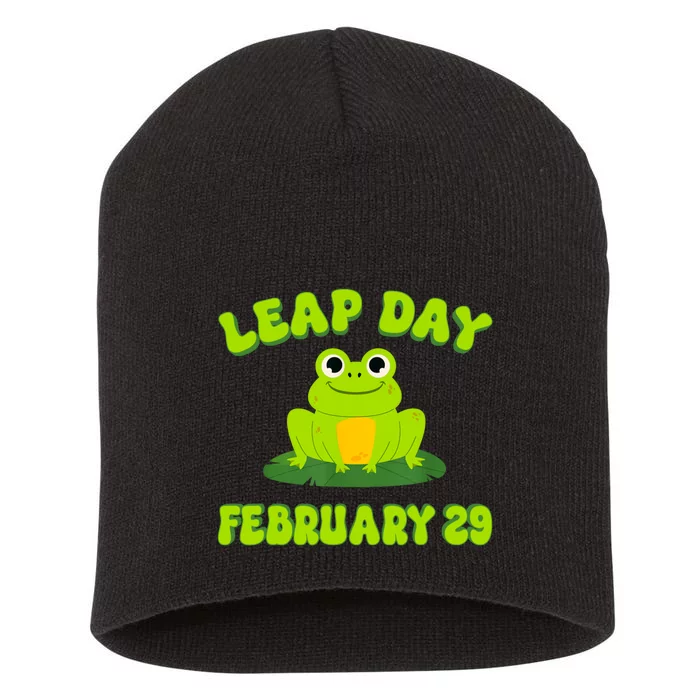 Happy Leap Day Year 2024 February 29th Funny Frog Lovers Short Acrylic