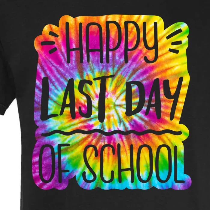 Happy Last Day Of School Rainbow Dye Garment-Dyed Heavyweight T-Shirt