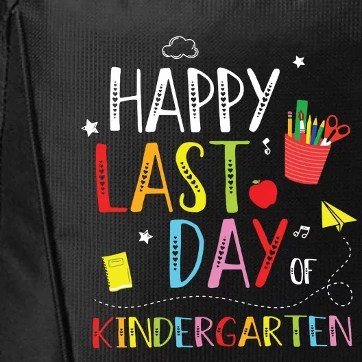 Happy Last Day Of Kindergarten Hello Summer Graduation Gift City Backpack