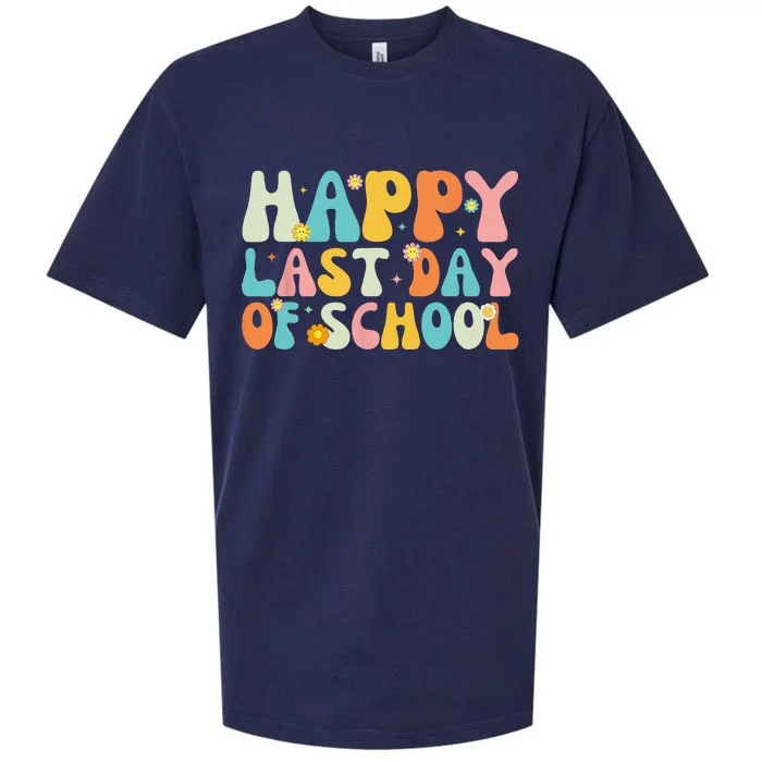 Happy Last day of School Teacher Student Graduation Sueded Cloud Jersey T-Shirt