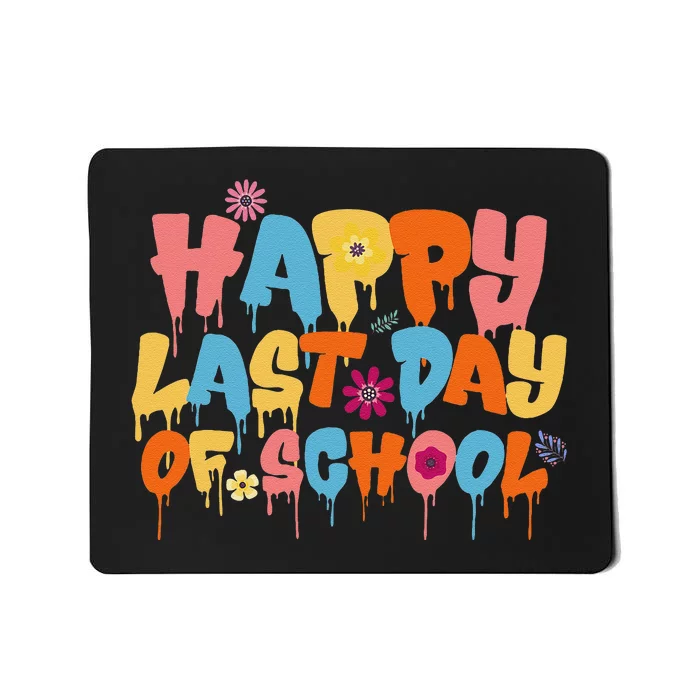 Happy Last Day of School Teacher Student Graduation Mousepad