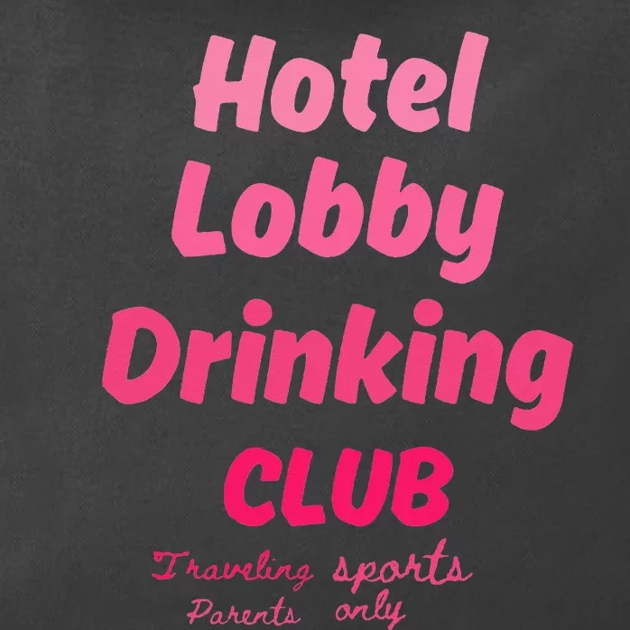 Hotel Lobby Drinking Club Traveling Tournament Zip Tote Bag