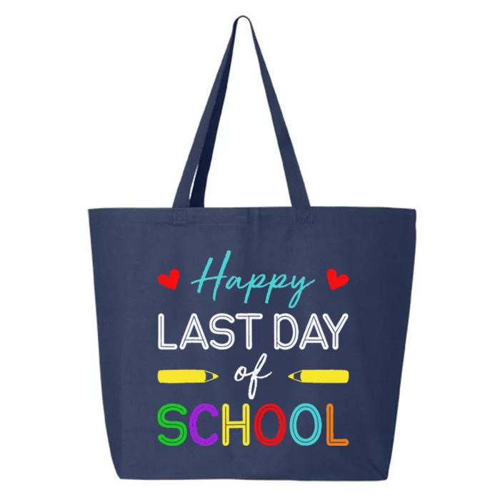 Happy Last Day Of School Teacher Student Summer Break 25L Jumbo Tote