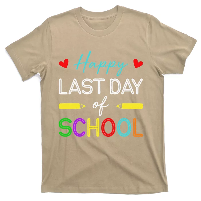 Happy Last Day Of School Teacher Student Summer Break T-Shirt