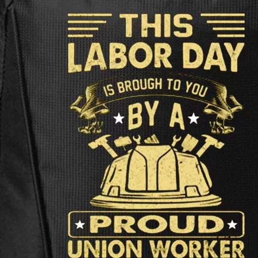 Happy Labor Day Design Union Worker City Backpack