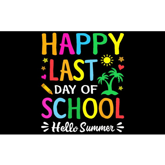 Happy Last Day Of School Hello Summer Students And Teachers Bumper Sticker