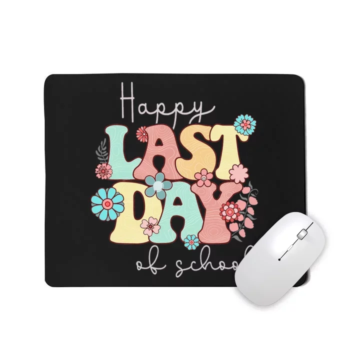 Happy Last Day of School Teacher Student Graduation Mousepad