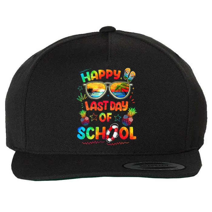 Happy Last Day Of School Teachers End Of Year Students Gift Wool Snapback Cap