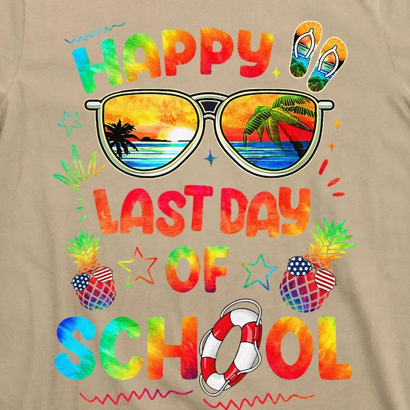 Happy Last Day Of School Teachers End Of Year Students Gift T-Shirt