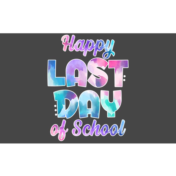 Happy Last Day Of School Colorful Bumper Sticker