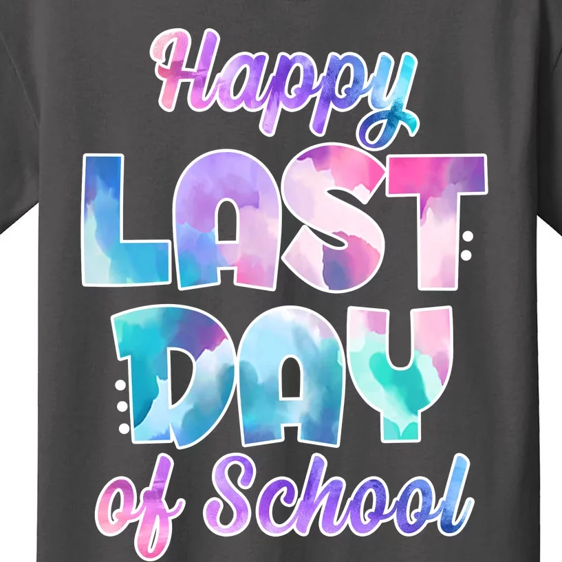Happy Last Day Of School Colorful Kids T-Shirt