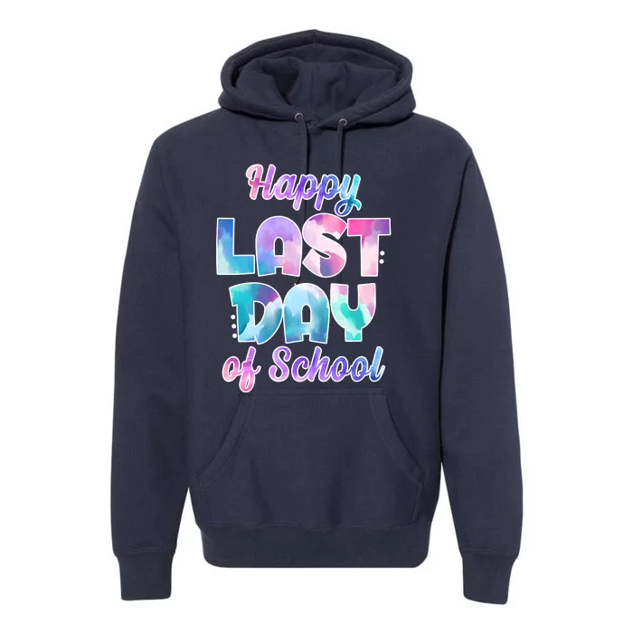 Happy Last Day Of School Colorful Premium Hoodie