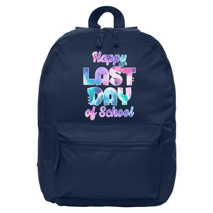 Happy Last Day Of School Colorful 16 in Basic Backpack