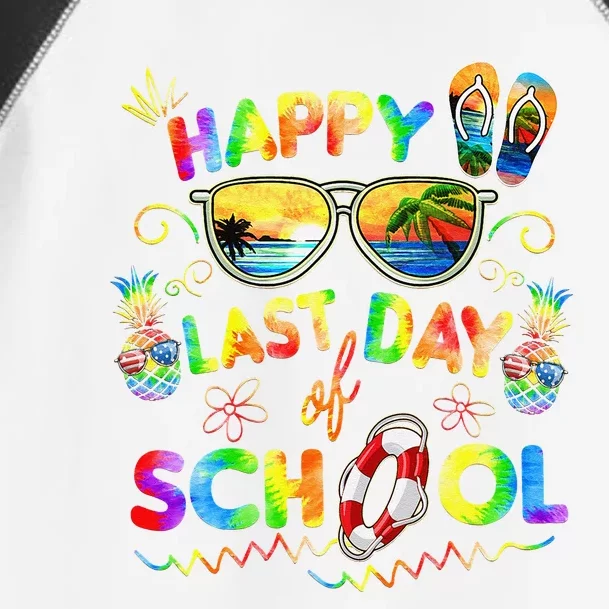 Happy Last Day Of School Teachers End Of Year Students Toddler Fine Jersey T-Shirt