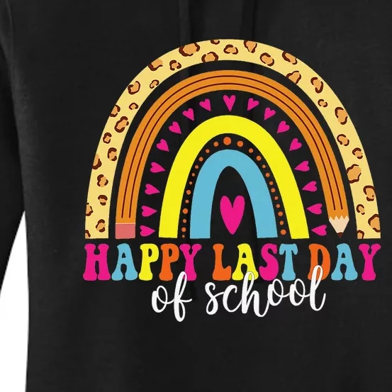 Happy Last Day of School Teacher Student Graduation Women's Pullover Hoodie