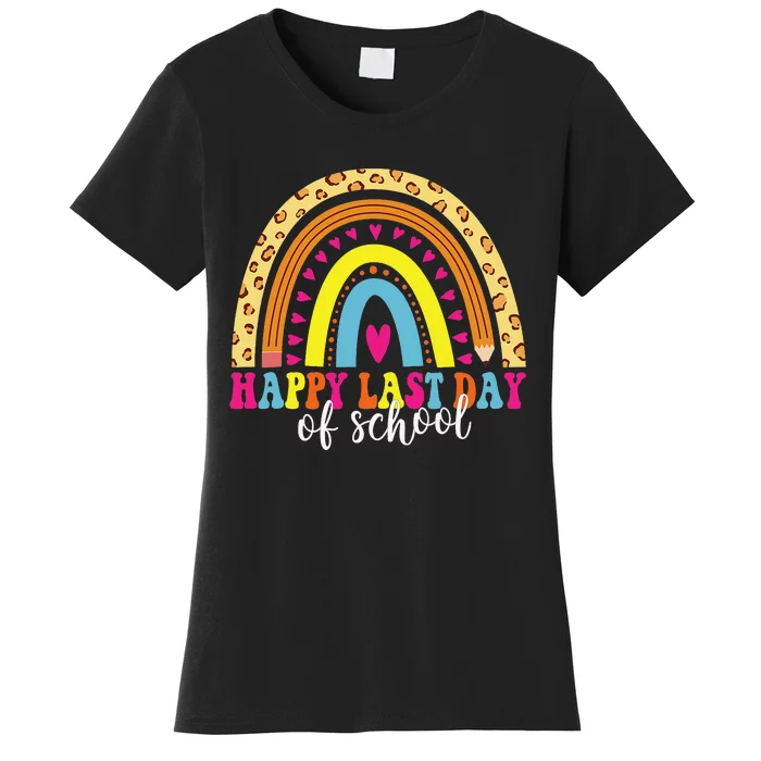 Happy Last Day of School Teacher Student Graduation Women's T-Shirt