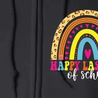 Happy Last Day of School Teacher Student Graduation Full Zip Hoodie