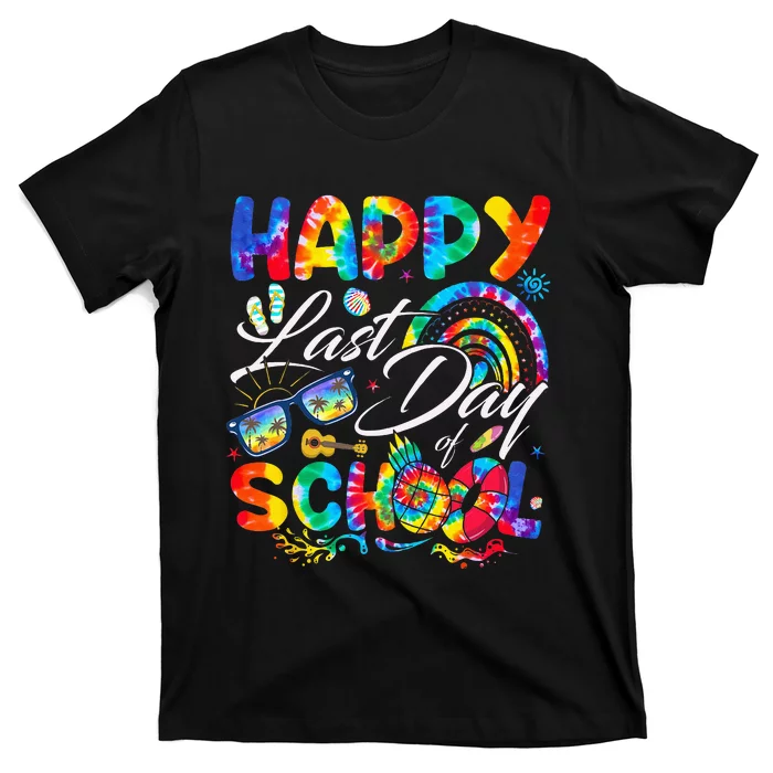 Happy Last Day Of School Teachers End Of Year Students T-Shirt