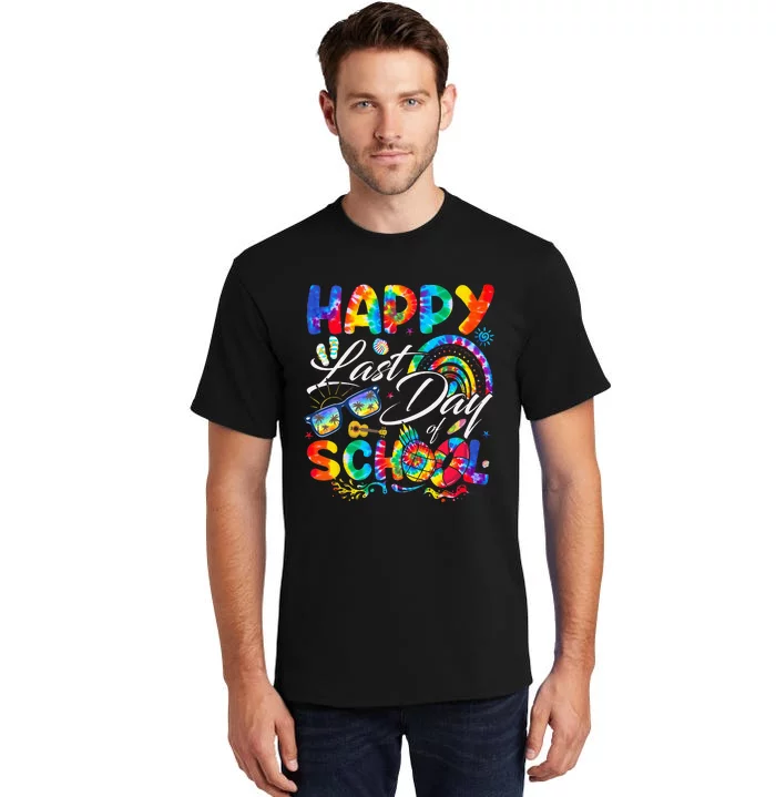 Happy Last Day Of School Teachers End Of Year Students Tall T-Shirt