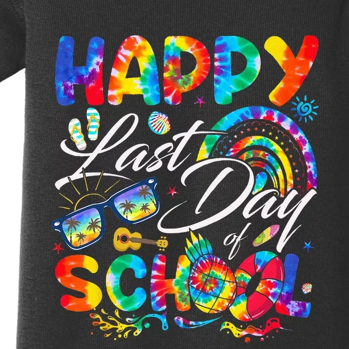 Happy Last Day Of School Teachers End Of Year Students Baby Bodysuit