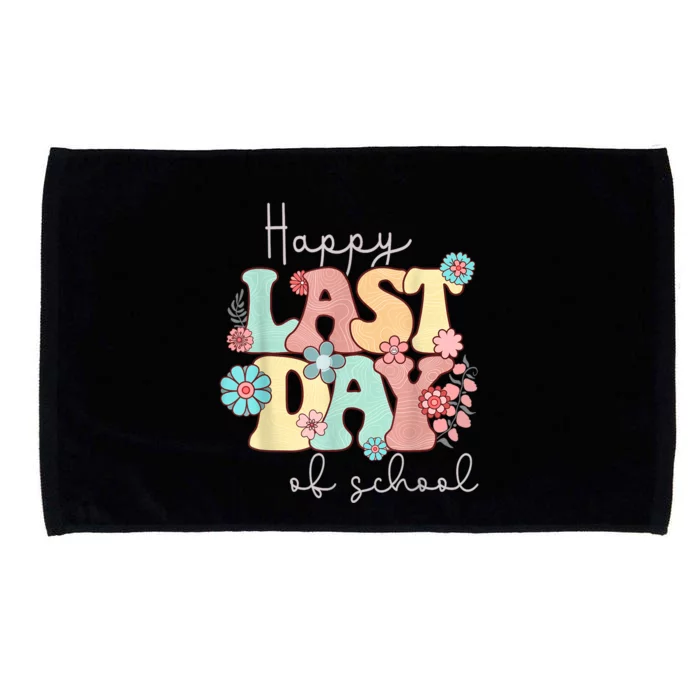 Happy Last Day Of School Teacher Student Graduation Microfiber Hand Towel