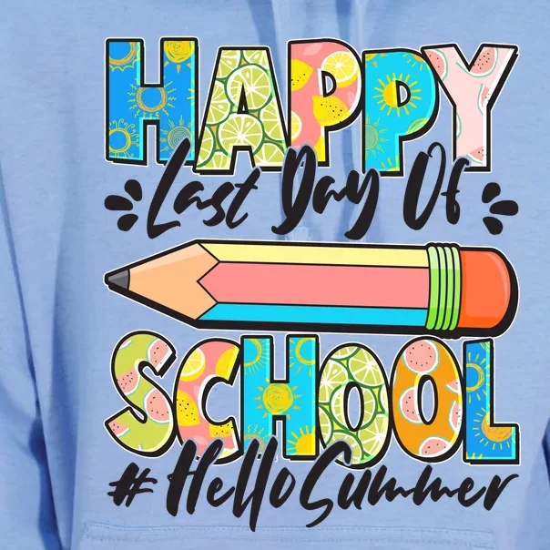 Happy Last Day Of School #Hello Summer Unisex Surf Hoodie