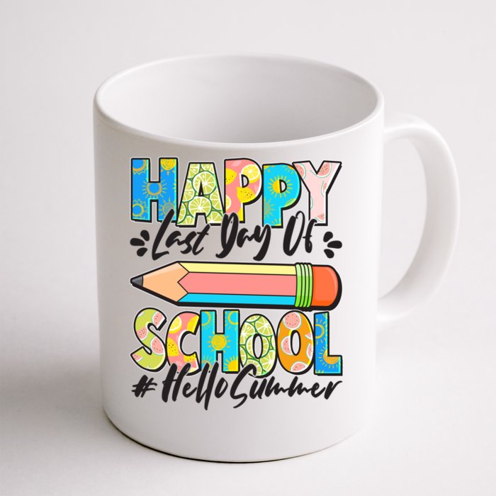 Happy Last Day Of School #Hello Summer Front & Back Coffee Mug