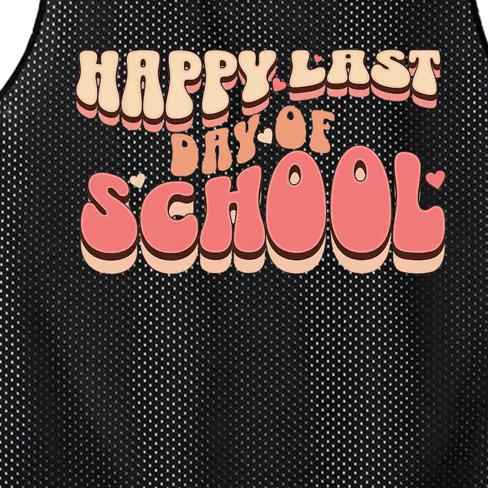 Happy Last Day Of School teacher Mesh Reversible Basketball Jersey Tank