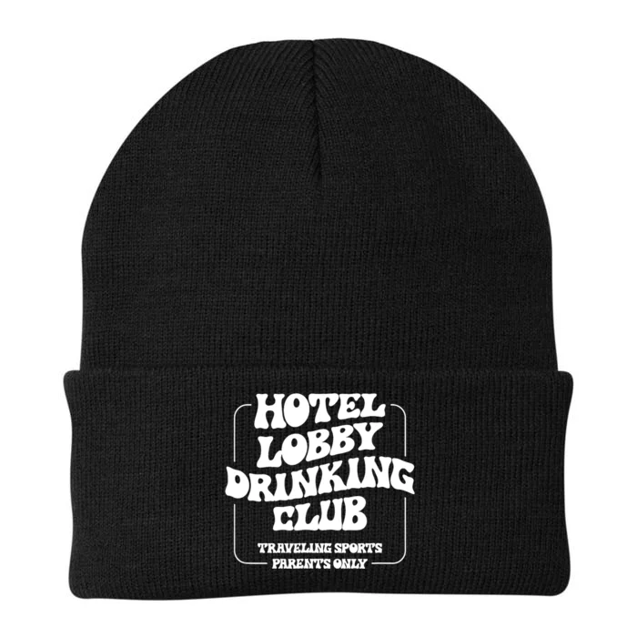 Hotel Lobby Drinking Club Traveling Tournament Parents Knit Cap Winter Beanie