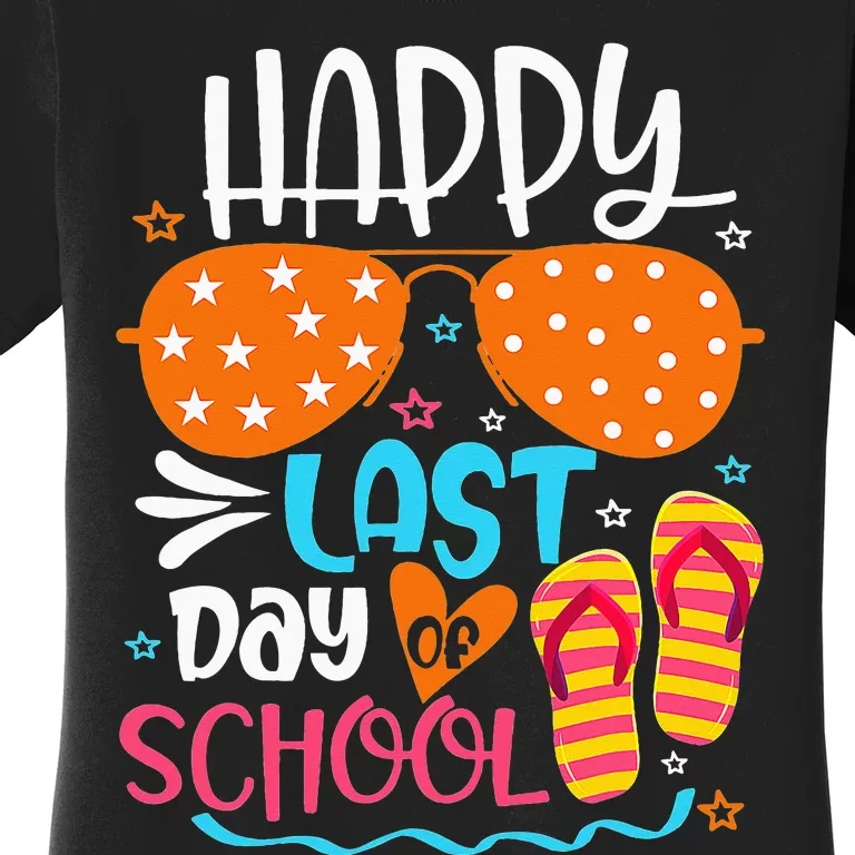 Happy Last Day of School Teacher Student Hello Summer Women's T-Shirt