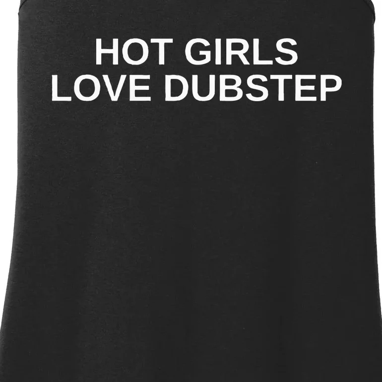 Hot Love Dubstep Edm Rave Funny Dj Techno House Music Ladies Essential Tank