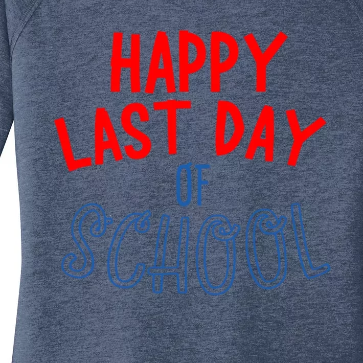 Happy Last Day Of School Summer Vacation Women's Perfect Tri Tunic Long Sleeve Shirt