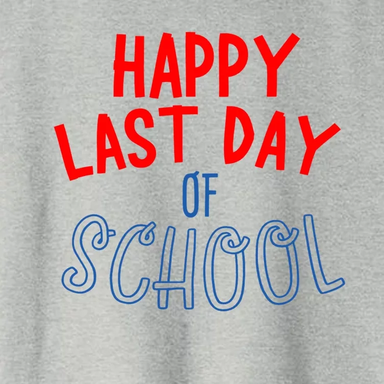 Happy Last Day Of School Summer Vacation Women's Crop Top Tee