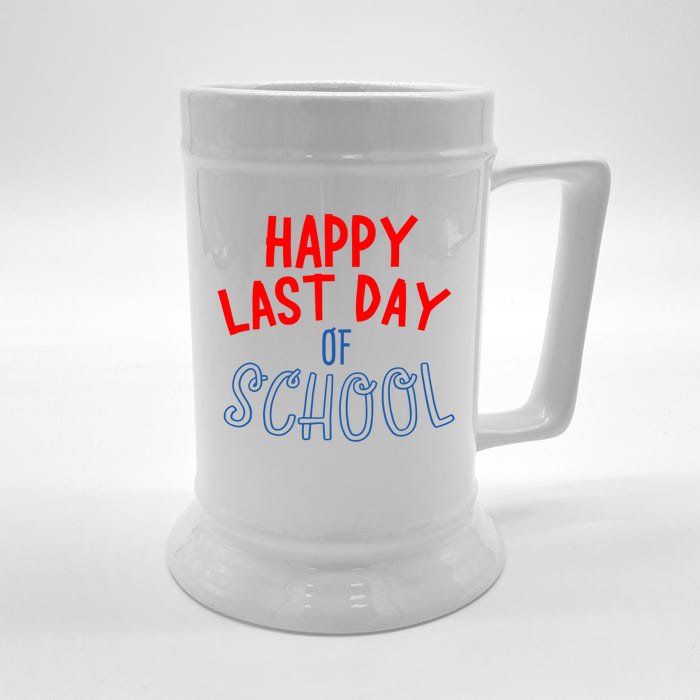 Happy Last Day Of School Summer Vacation Front & Back Beer Stein