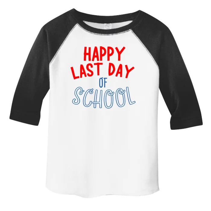 Happy Last Day Of School Summer Vacation Toddler Fine Jersey T-Shirt