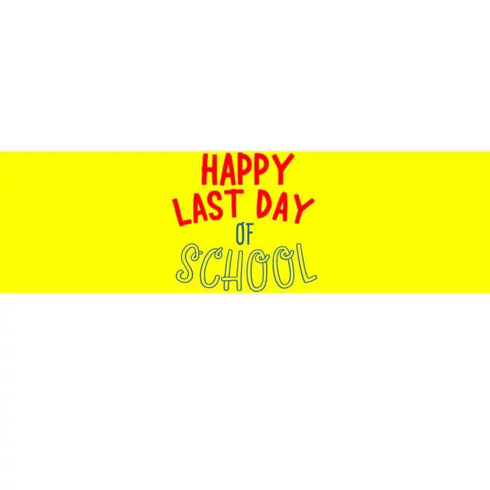 Happy Last Day Of School Summer Vacation Bumper Sticker